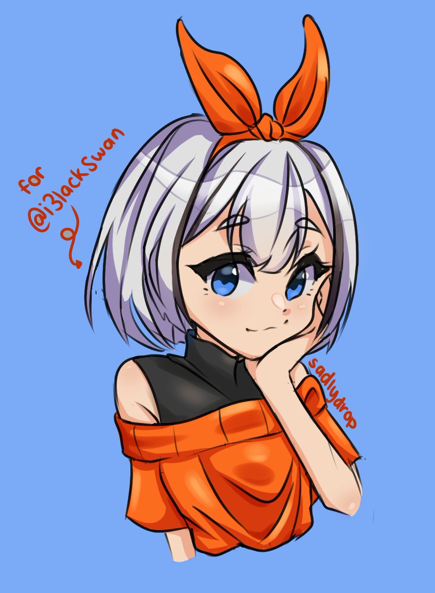 sadlydrop's tweet photo. heeheehoohoo 3rd crimus doodle thing is for @.I3lackSwan (I JUST REALLY LOVE THEIR ART OKAY-)  #digitalart #sketch #digitalartist #artistontwittter #arttwt #mikasgiftdoodles2021 https://t.co/YbjQEwZaRx