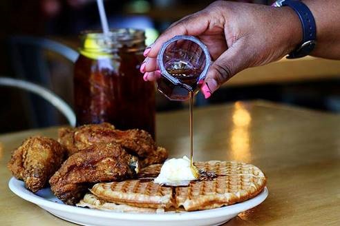 Lo-Lo's Chicken &amp; Waffles will open at 5:30 p.m. Thursday at 325 Hughes Center Drive, and the first 100 veterans there will get $100 gift cards. loloschickenandwaffles.com #RJnow