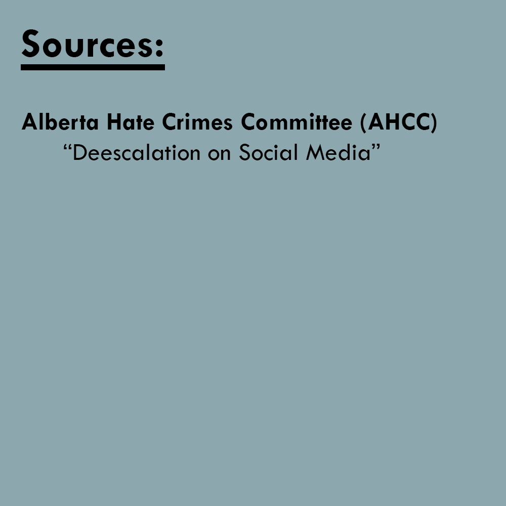 jhcentre's tweet photo. Hate in the online world, here are some steps to de-escalate situations in online spaces.
#socialstride #hatecrime #yeg #hateonline #canada #onlineliteracy #advocacy #alberta #manitoba #ontatio #saskatchewan #britishcolumbia #stophate https://t.co/wzVjmIHHhK