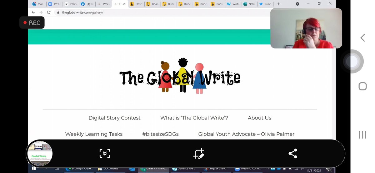 citizenkankam's tweet photo. Great to be inspired by someone and am always happy to meet you in my life @JoyceBronwyn And thanks to @Buncee for making and improving creativity in the classroom #Globalwrite https://t.co/YSjsrAWWAi