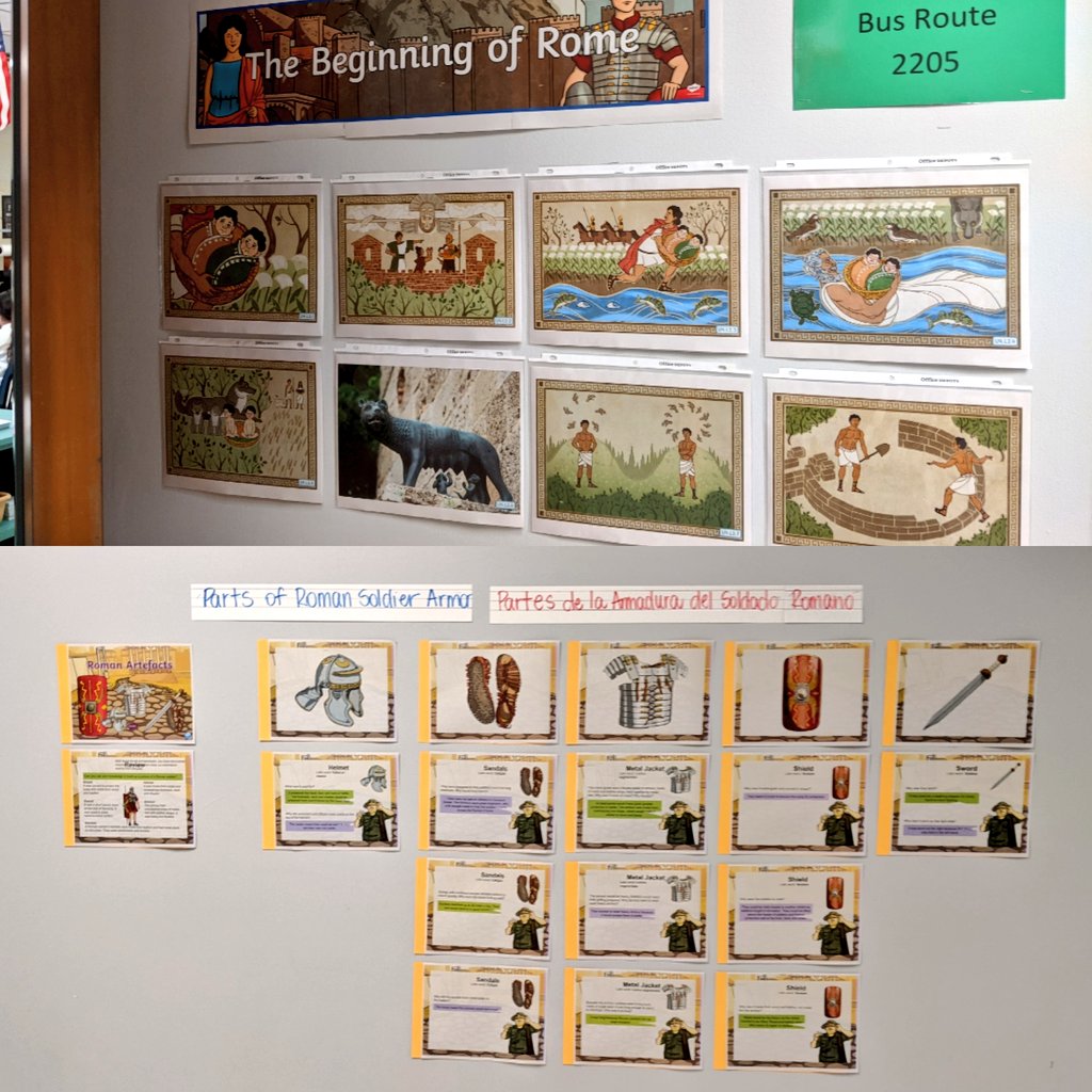 emytomita's tweet image. Bringing @amplify #CKLA Grade 3 #RomanCivilization unit to life in the 3rd grade hallway @CarrollES_AISD @CurriculumMatrs #printrichenvironment @HaroJillian