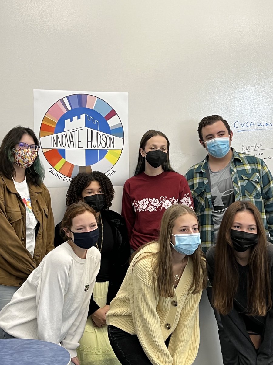 KristinDages's tweet photo. Congrats to these amazing students who participated in the 4th annual civic hackathon ⁦and came together to unify communities for @HudsonGew⁩ and shoutout to HHS Sr Megan Zhao, the winner of the 2021 Logo contest 🎨 https://t.co/GZONht4qYi