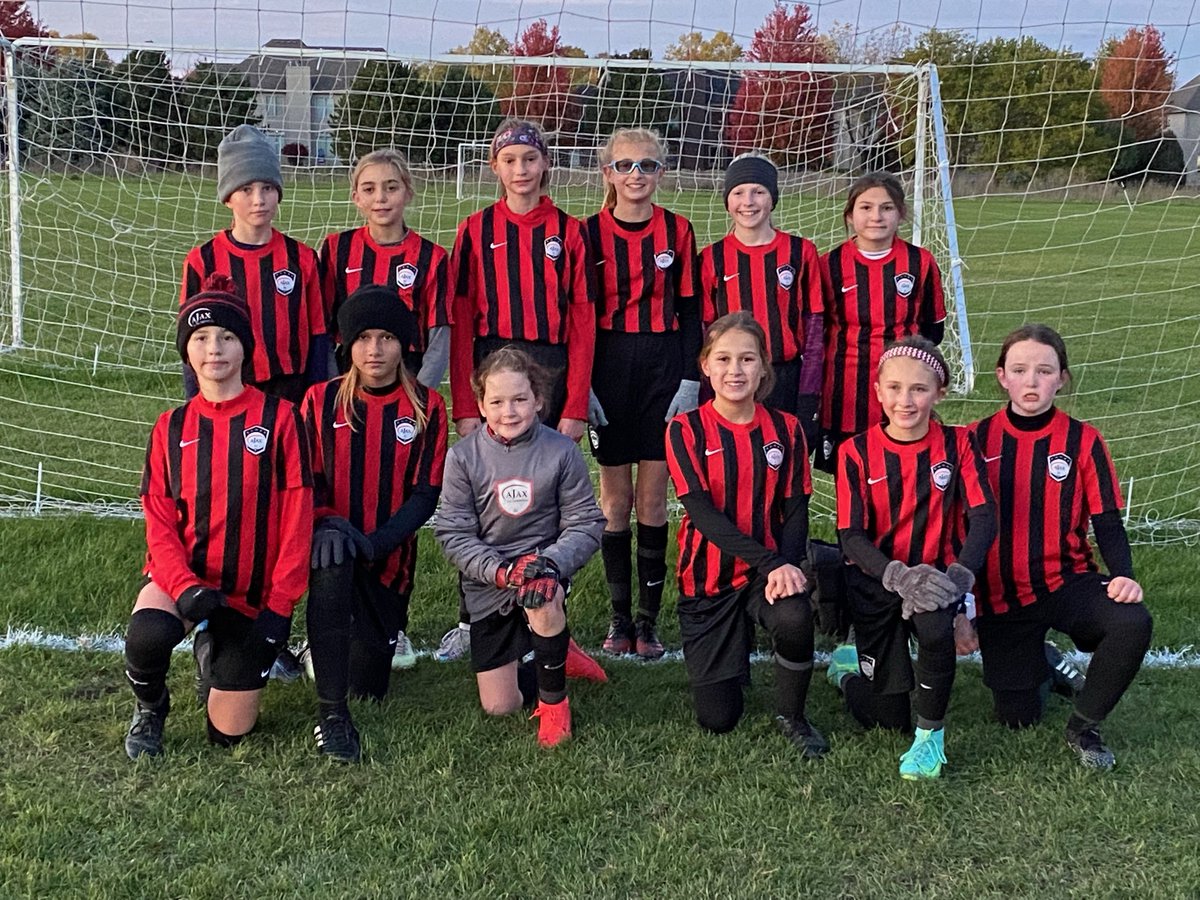 Congratulations to our 2010 GIRLS BLACK team who finished the season in 2nd place! The girls scored 19 goals and only gave up 7, the least in their B division! G2010BLACK have earned a league promotion for the spring! #ThisIsAjax