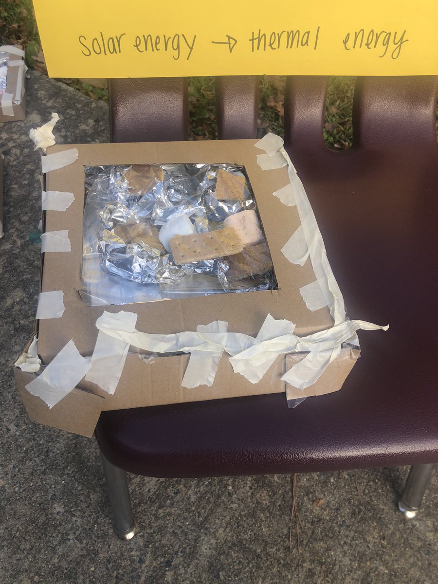REESeagles's tweet photo. 5th graders learned about the transfer of energy from solar energy to thermal energy by building solar ovens to make s’mores. #yum @HCPS_Innovates @HenricoElem @HenricoScience https://t.co/uowfNLXCHl
