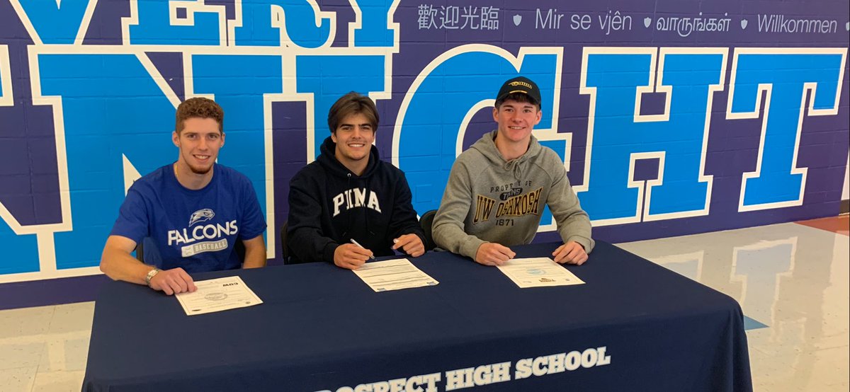 PHSVBaseball's tweet photo. Congratulations to @brady_jensen @BurghPeyton @CADECORY_ on their commitment to continue playing baseball at the next level! We are so happy for you guys!@KnightsofPHS #everyknight https://t.co/AVoLWiyiyL