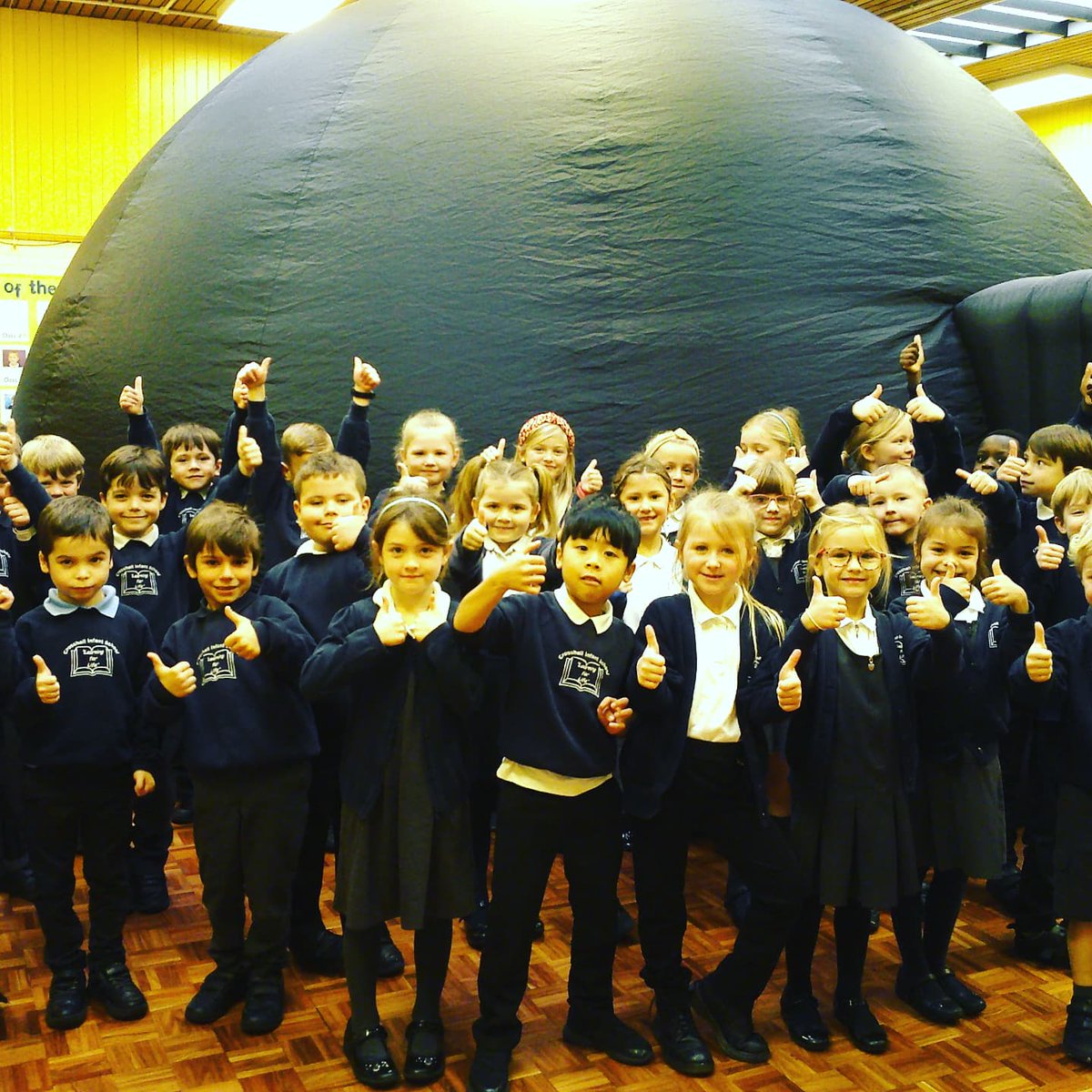 crosshallinfant's tweet photo. The Year 2 children thoroughly enjoyed their visit from the Planetarium today. In the big dome the children were able to visit Saturn, Venus and Jupiter and find out where to spot them in our night sky. #space #year2 #TeamCIS https://t.co/wAyUXlXdfp