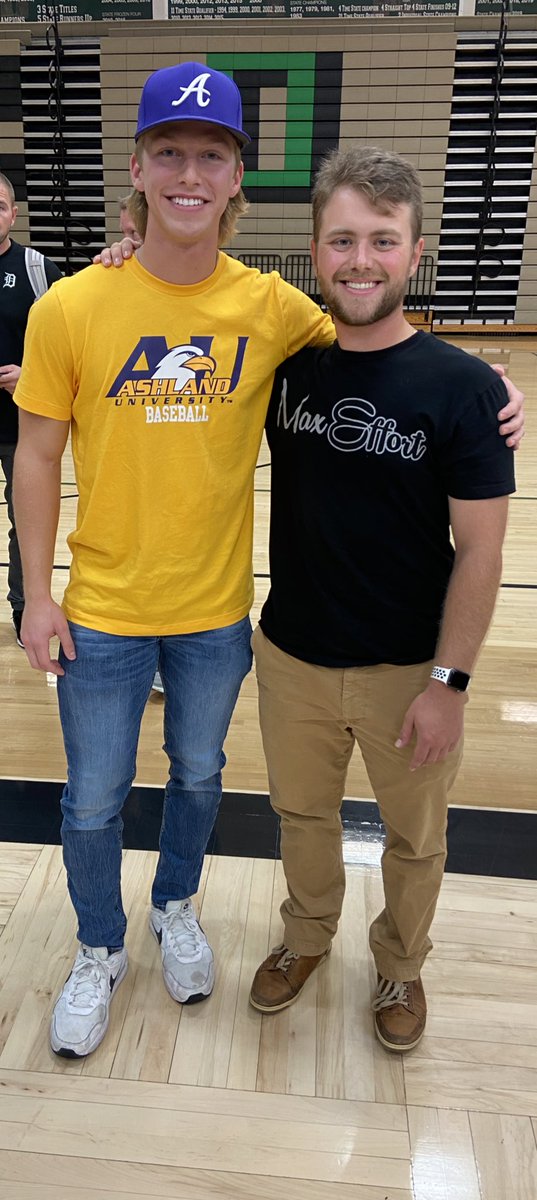 Congratulations to our 2nd <a href="/ashland_base/">Ashland University Baseball</a> commit in the last two years! You earned this <a href="/RyanCramer04/">Ryan Cramer</a>. Go Eagles! #ThatsOurSunshine