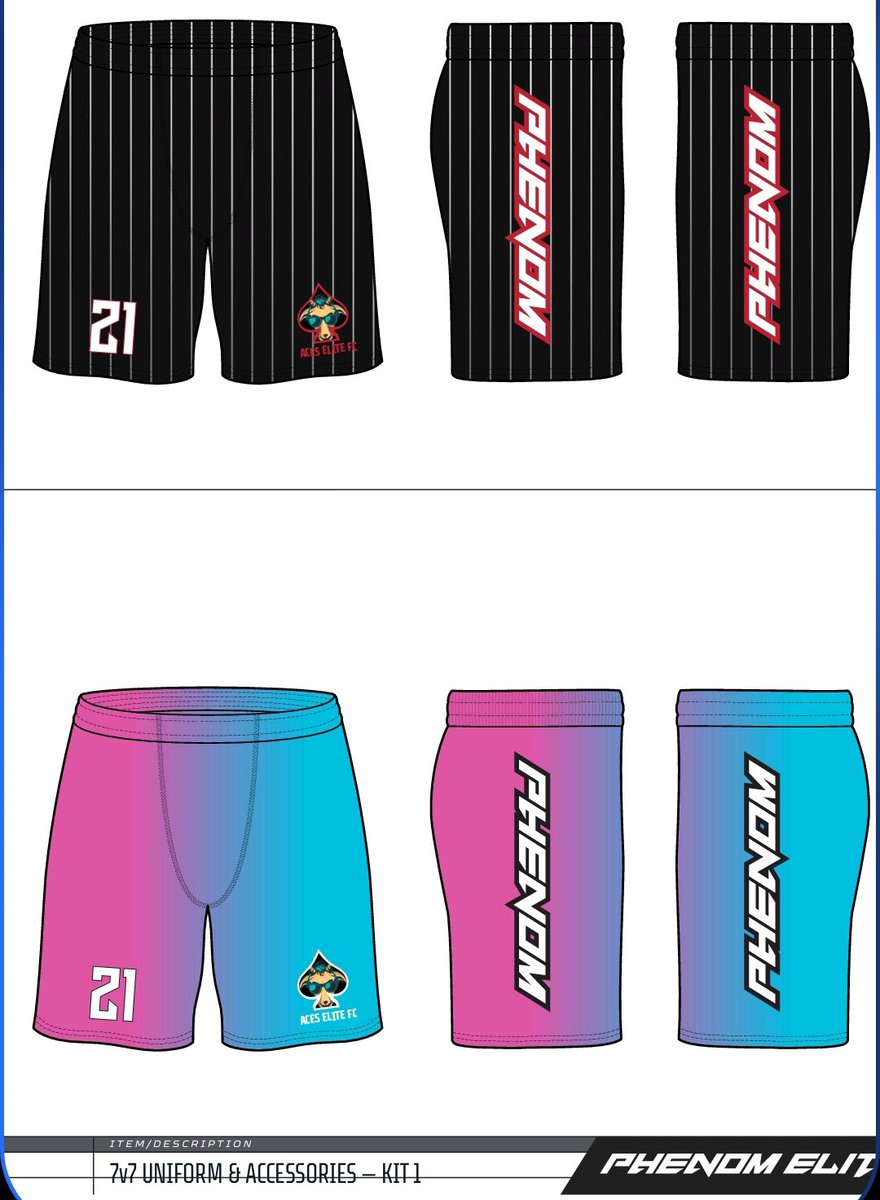 AESASports's tweet photo. Our Aces Elite FC @AcesEliteFC Young Kings uniform💧 For Szn 2 

Along with dropping our Mascot, Aces Elite Sports Academy @AcesEliteSA Goats🐐

@phnmelite always have us looking the best on the nation 🤩

Camo
Snow Camo
Pinstripes 
Maimi Vice

#ChampionshipMinset https://t.co/xAj93IYQVo