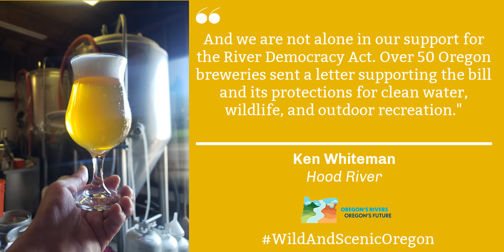 Letter from Hood River resident on why he wants a #WildAndScenicOregon:  "We believe we can do a better job of protecting clean water throughout Oregon. Fortunately <a href="/RonWyden/">Ron Wyden</a> &amp; <a href="/SenJeffMerkley/">Senator Jeff Merkley</a>   have a bill to do just that — the #RiverDemocracyAct. columbiagorgenews.com/opinion/our-re…