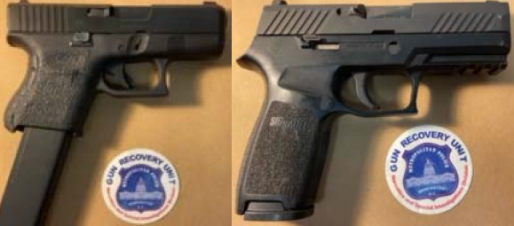 DCPoliceDept's tweet photo. In the last week, #DCPolice officers removed 52 illegal firearms from the streets of #DC and out of the hands of criminals.
#FirearmsFlashback https://t.co/c4Z89QtkHK