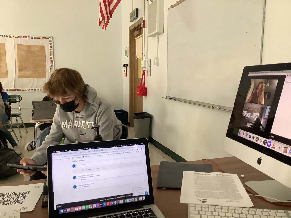 gbwssdpt's tweet photo. Caesar Trial final day!  Props to Mr. Rehfield’s 2nd period.  Zooming in to play their role.  #effort https://t.co/1tTQ7W5E6L