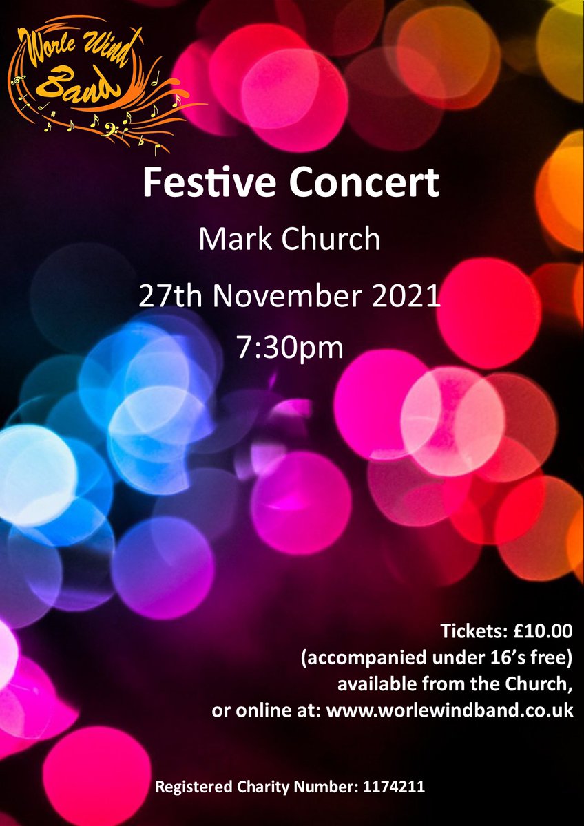 Fancy some live music to kick start the festive season?  get your tickets from worlewindband.co.uk - we are so excited to be performing again. #live #Somerset