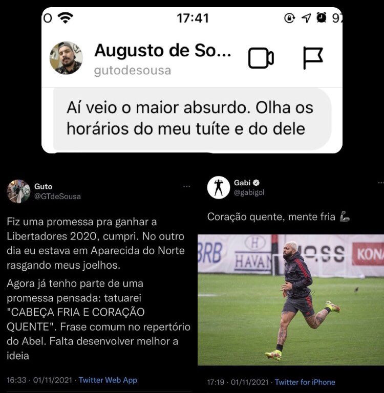 pedrocertezas's tweet photo. cara, o gabigol está PERSEGUINDO e ARRUINANDO A VIDA de um torcedor do palmeiras há 3 anos!!!! https://t.co/ULlgy4VY8b