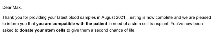MaxJLHardy's tweet photo. Well this is a pretty uplifting email to receive https://t.co/4SIM4Rv9l9