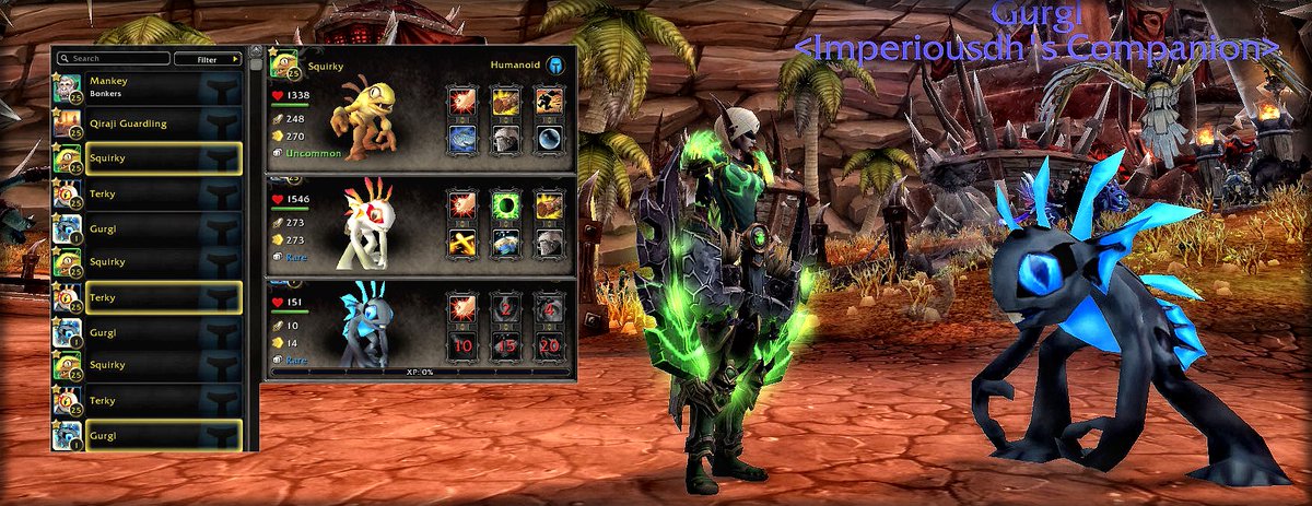 Imperious0212's tweet photo. It is cool to have three free Murlocs battle pets!
#Squirky, #Terky and #Gurgl
#Warcraft https://t.co/KiO0uhvTiA