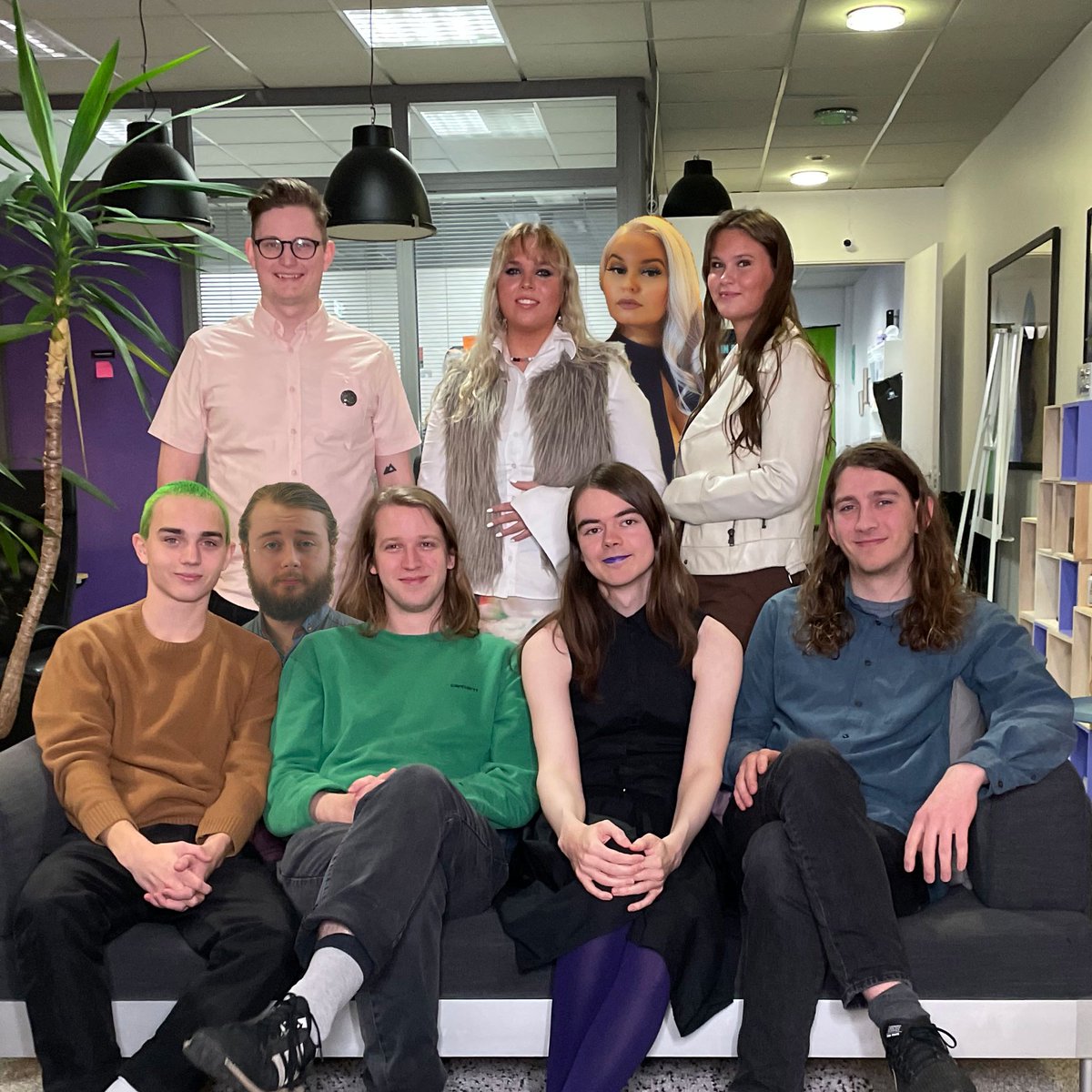 Nýkjörin stjórn Ungra Pírata 2021-2022