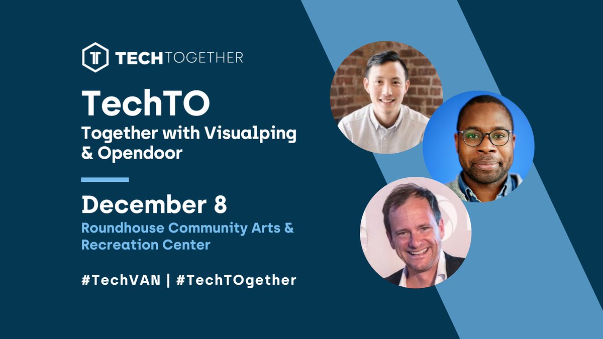 techvancouver's tweet photo. Are you joining us in December? To close out 2021, we are returning to Vancouver on December 8th to bring the tech community together for the last time this year. 

Tickets are still available - grab yours now!
https://t.co/kgwlq7eoby

@Opendoor @visualping 
#TechTO #CanadianTech https://t.co/gzYyxaUmtH