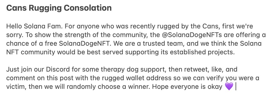 DogesUnleashed's tweet photo. Important Announcement 💜 https://t.co/zYku3q82BR