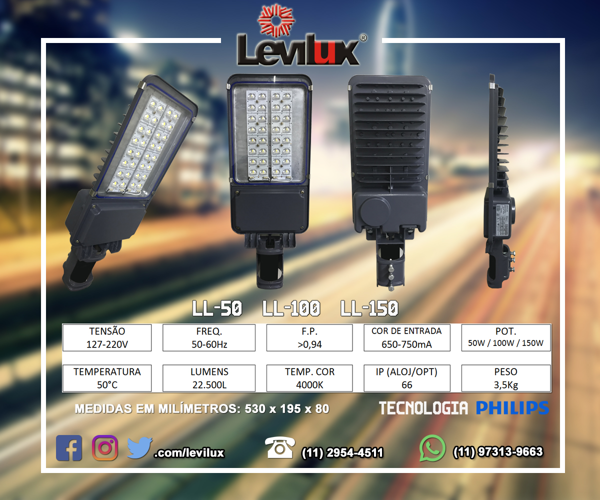 levilux's tweet photo. Luminária pública LED Tecnologia Philips #luminária #led #iluminação #iluminaçãopública #tecnologia #inovação https://t.co/hkoskXzq3p