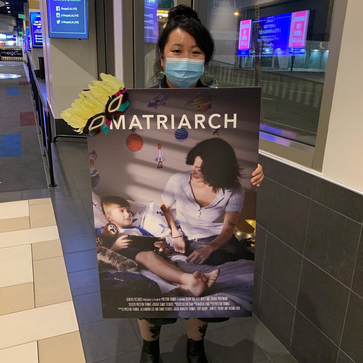 aprestonthomas's tweet photo. Photos from the Los Angeles and European premieres of 
@matriarch2021!  @awarenessfest #dardanfest @RegalLALIVE #FilmTwitter https://t.co/Nzrc8IIbJc