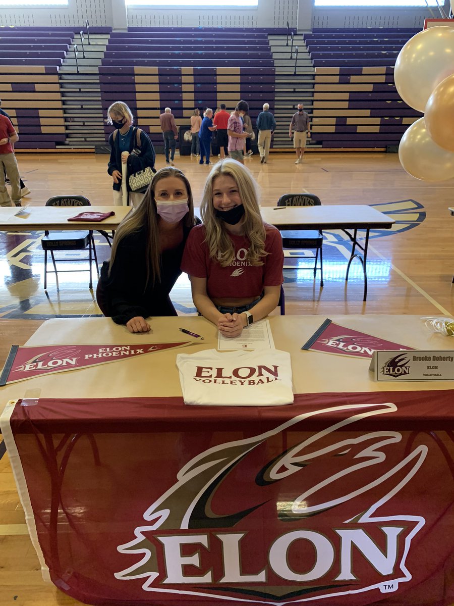 HSHSvball's tweet image. Signing day for our 2 Outside Hitters, Brooke and Kylie! These 2 are going to be truly missed, but so proud and so excited for their future!