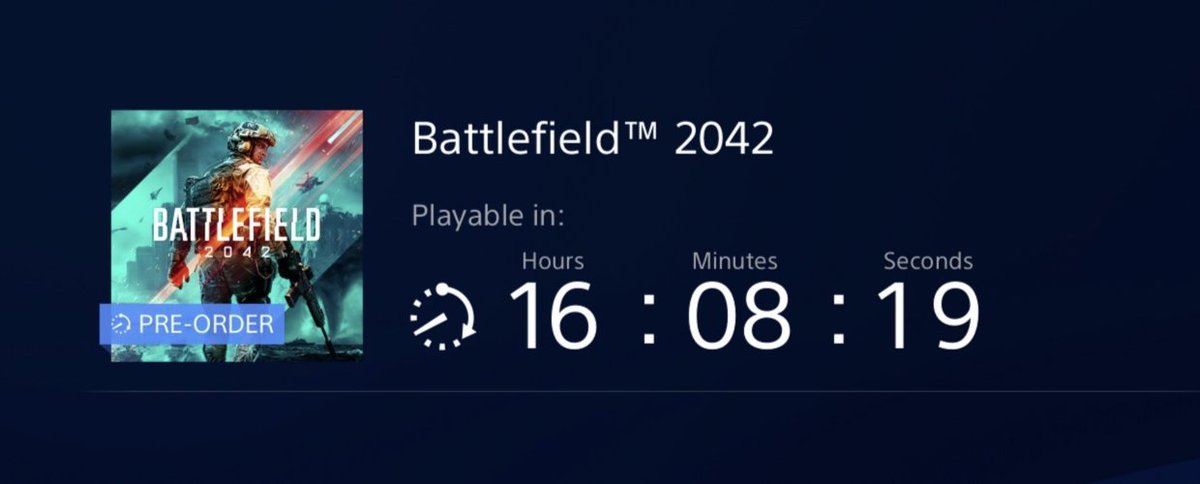 RocketSadness's tweet photo. Final few hours until early access, I think-

@Battlefield #Battlefield2042 https://t.co/yo5MmUA7Cv