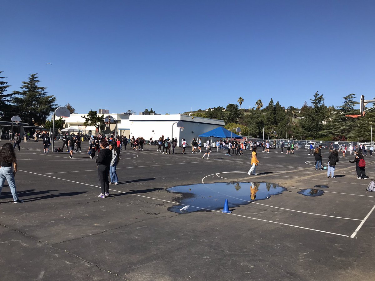 Lots of play and enjoying the sunshine today on the BMS blacktop at lunch <a href="/BMSVikings/">Benicia Middle School</a> <a href="/FaithYShaw/">Faith Shaw</a>
