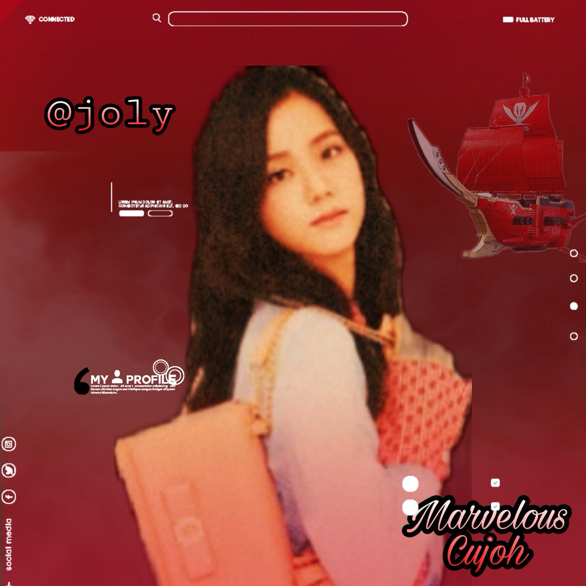 Marvelous_Cujoh's tweet photo. Yare yare dawa.......

The Daughter of Captain Marvelous and Luka Millfy is here

If u mess with me u mess with My family

[The usser is not new to RP]

[languages English and Spanish]

#kaizokusentaigokaiger
#gokaiger
#oc 
#gokaired https://t.co/xGHfmuInV4