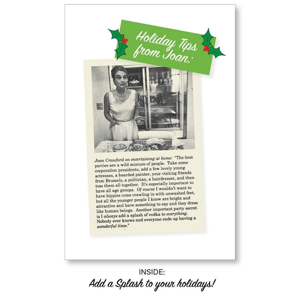 Destination_PSP's tweet photo. Holiday tips from Joan (Crawford). One of Five Retro Holiday Cards in our Vintage Ads set.
https://t.co/OJMccZBw2f
#joancrawford #retroholiday #vintageholiday #holidaycards #santa #retrosanta #theblockpalmsprings #retroholidaycard https://t.co/42nKe92dUr