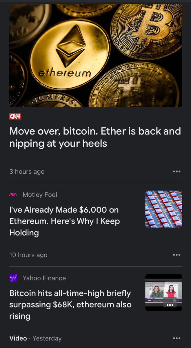 AssetsNo's tweet photo. At this point, you have to be blind not to see the news pump and dump cycle for crypto. Trying to keep the average citizen poor while more wealthy purchase crypto quietly. Since all the executives hold bags now theyre pumping crypto as the future again. #BTC #ETH $myobu #Bullish https://t.co/zEEp5kZU3r