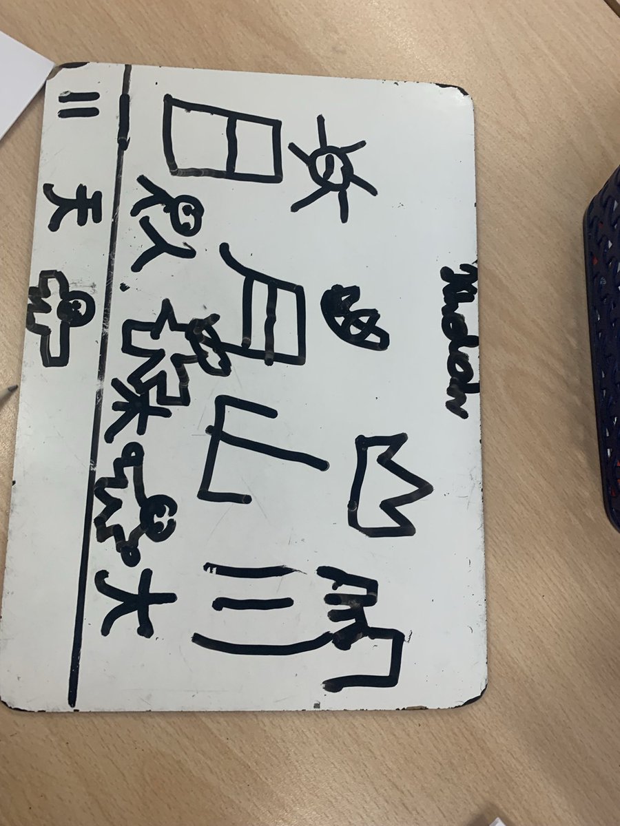 Year3 are exploring Chinese characters, starting from pictographs! Children interpreted person, big, sky, mountain, sun, moon, tree and river differently 🤣😂 @heathfld <a href="/SwireBirmingham/">Swire Chinese Language Centre Birmingham</a> <a href="/ManorParkSchSM1/">Manor Park Primary Academy</a>