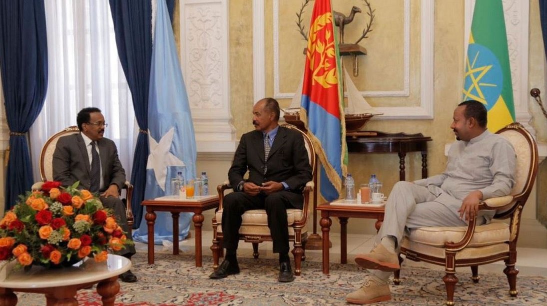 berhanetesfaz1's tweet photo. #Eritrea #Ethiopia #Sumalia created world history, our three leader, world-leading leaders changed the future. #Asmara peace, cooperation and friendship agreement signed.
We people had shown them our longing. Today we know what destruction enemy had planned for us. We are saved. https://t.co/slZVLGuESs