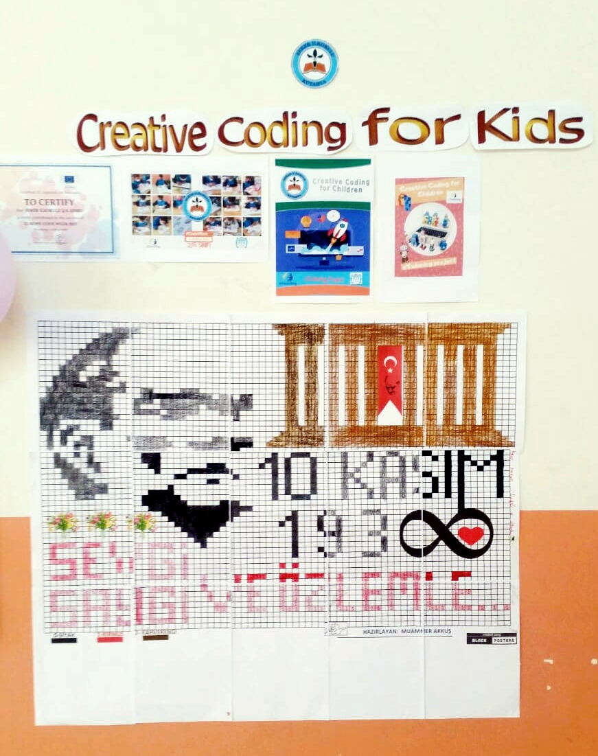 CodingforKids21's tweet image. Creative Coding for Kids - eTwinning Project - Şeker İlkokulu 2/A Sınıfı - 10 Kasım Etkinliği
@tcmeb @kutahyamem @kutahyasekerio