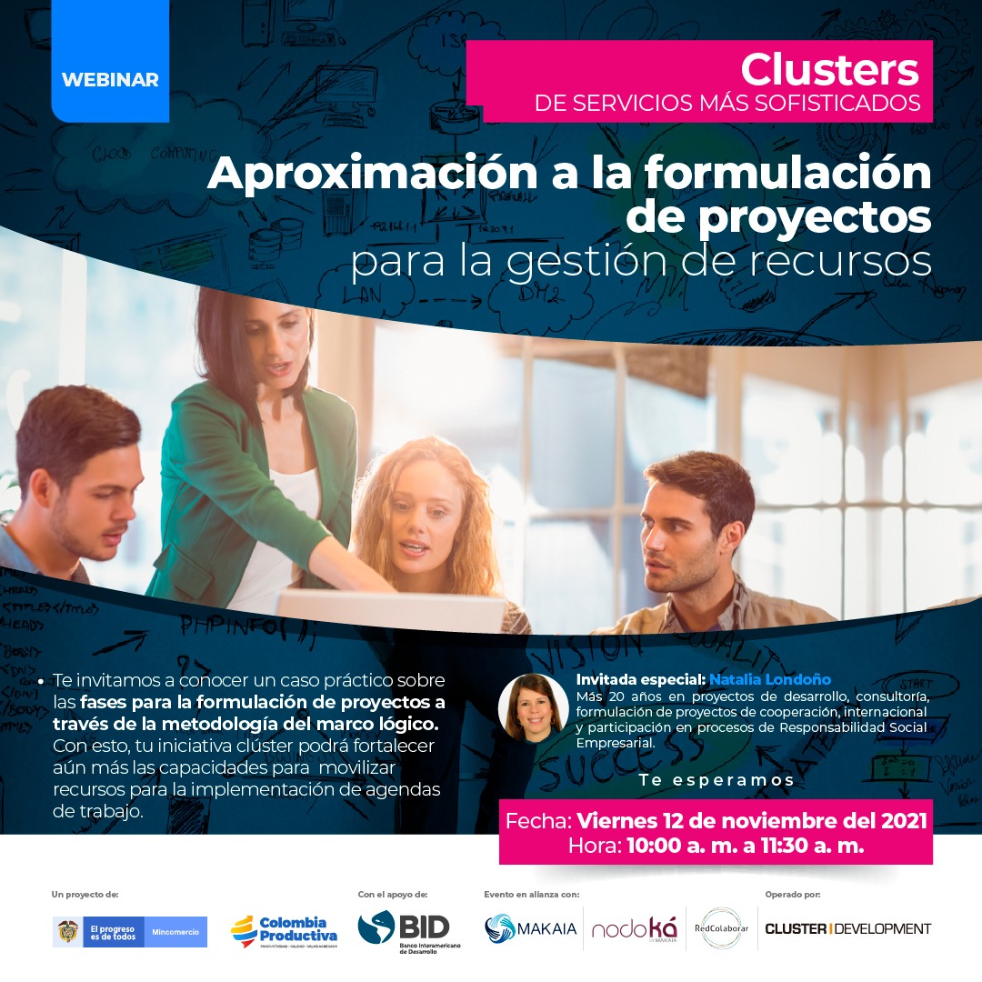 Makaiaorg's tweet photo. Conectate a este webinar el viernes 12 de noviembre, donde a través de un caso práctico conocerás las fases de la formulación de proyectos a través de la metodología del marco lógico. 

Te esperamos: https://t.co/7BDZYtmX5F https://t.co/V8pT3RBNA1