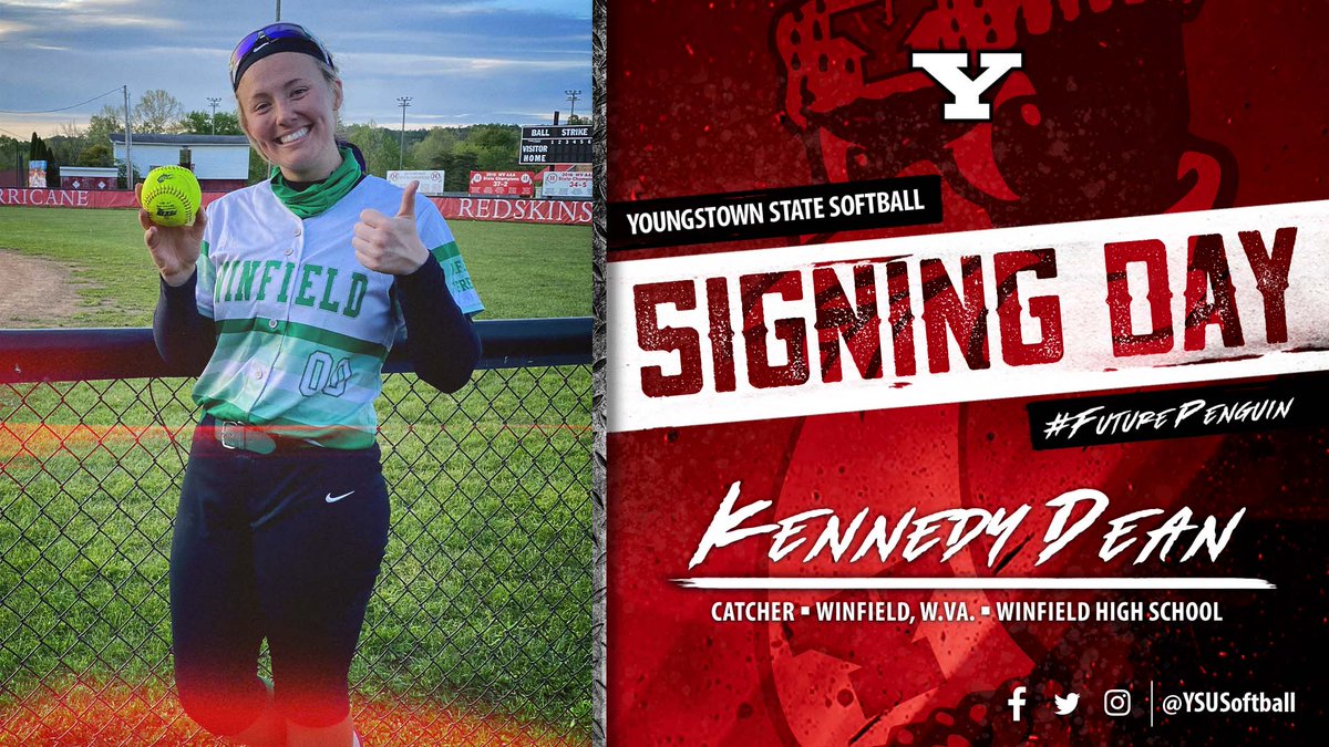 Help us welcome our first signee, Kennedy Dean!

Kennedy was named first-team all-state, all-valley and all-conference her freshman and junior seasons at Winfield High School in WV. She led the team with 9 HRs, 25 RBIs and a .398 AVG as a junior.

#GoGuins🐧