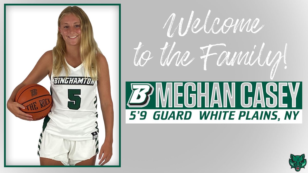 BinghamtonUWBB's tweet photo. Officially Bearcats! 💚🏀

Welcome to the family @annalonggg and @meghan_casey5!!

Read up @  https://t.co/J2Pq6fqqNf

#BingPride #AEHoops https://t.co/PDzpRQQawt