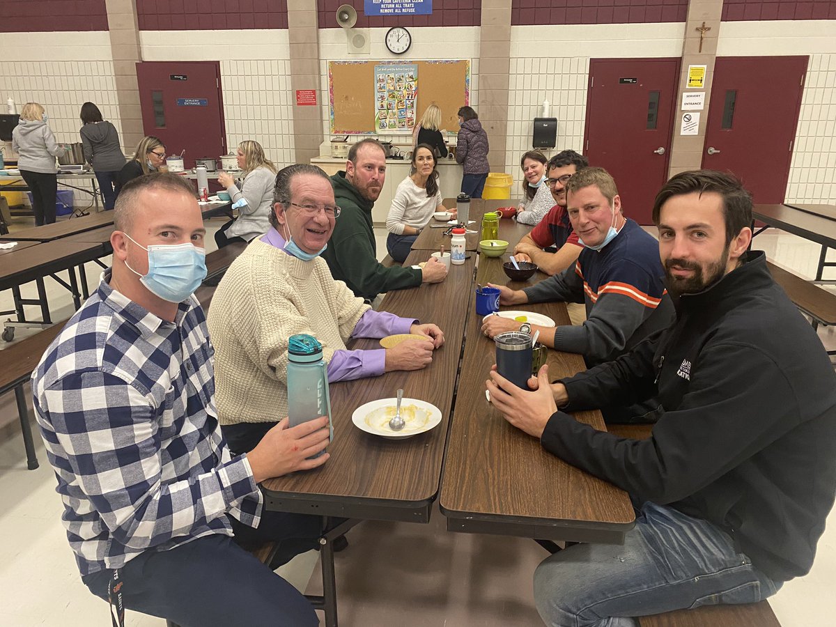 StPeterCSS's tweet photo. Thank you to all of our staff for participating in Soup for the Soul.  This was a great opportunity to come together as a community and raise $330 towards United Way @PVNCCDSB #PVNCInspires #BeingCommunity @UnitedWayPtbo https://t.co/3FDRrDJE7H