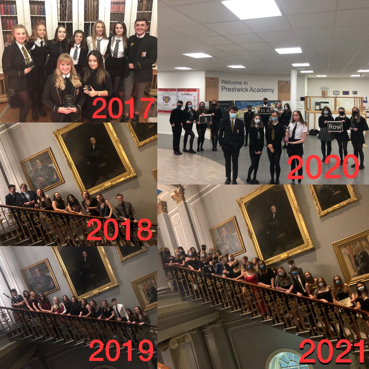 We are so proud of our 2021 Mock Court &amp; Mock Hospital Participants &amp; all those who have participated over the years. 5 years of final worthy scoring. Well done Prestwick!