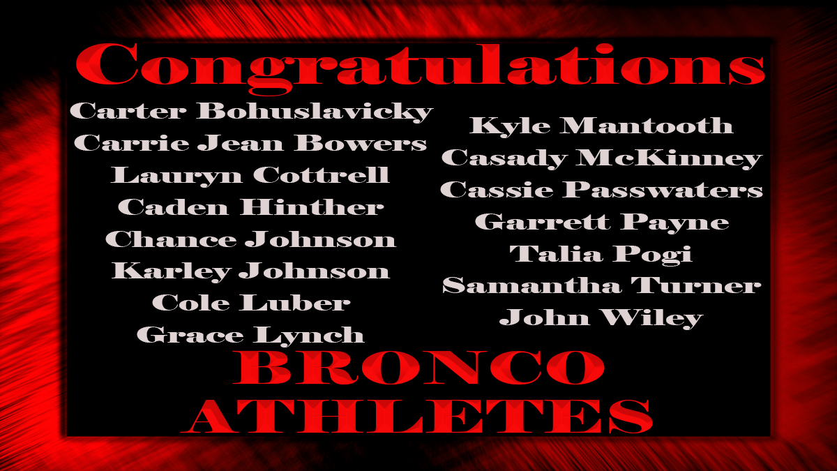 MHSBroncoSports's tweet photo. 🐴Congratulations to our Bronco Student Athletes that  we celebrated today at our Signing Day Ceremony!  We wish you the best of luck as you continue your education and athletic careers next year!

#GoBroncos #Horsepower 
@MustangSchools @MHS_Broncos @MHStheStable https://t.co/kLE1QB4hFL