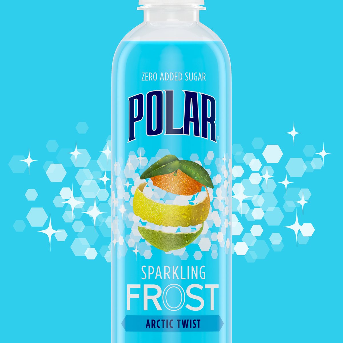 Arctic Twist Polar Frost is like a bright sunny day on ice-cold ski slope. ❄️ 🌞  Enjoy this sparking water with the added boost of energy and only 10 calories. 
#LevelUpYourRefreshment 
#SparklingWater 
#PolarFrost
#ArcticTwist
#WinterHydration
#Water