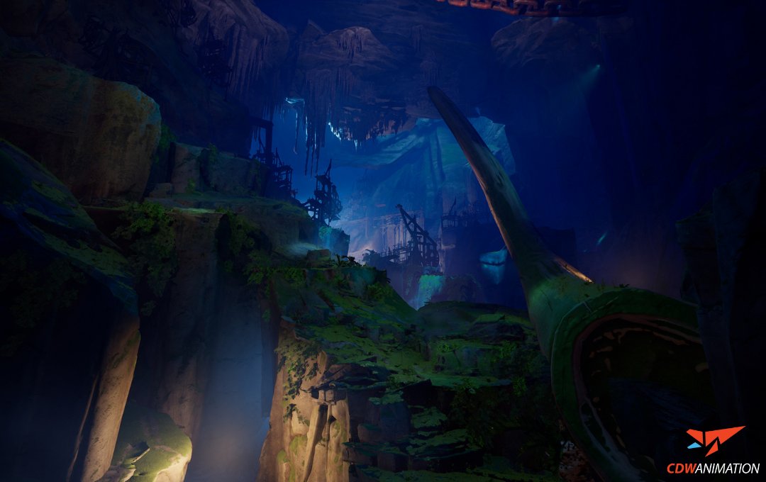 cdwanimation's tweet photo. Hidden caverns waiting to be discovered! #Moonsinger, an original series by CDW Animation. Find out more here https://t.co/CECCmxgeMT #CDWAnimation https://t.co/S4qq6zv226