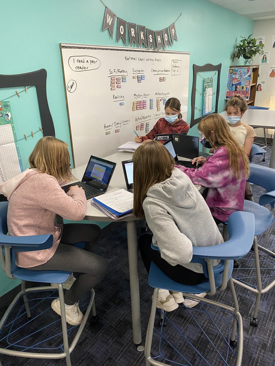 MrsMcCredy's tweet photo. Scenes from ELA this week #chmsproud #ThankaVeteran #nanowrimo2021 https://t.co/s5KQvymXKh