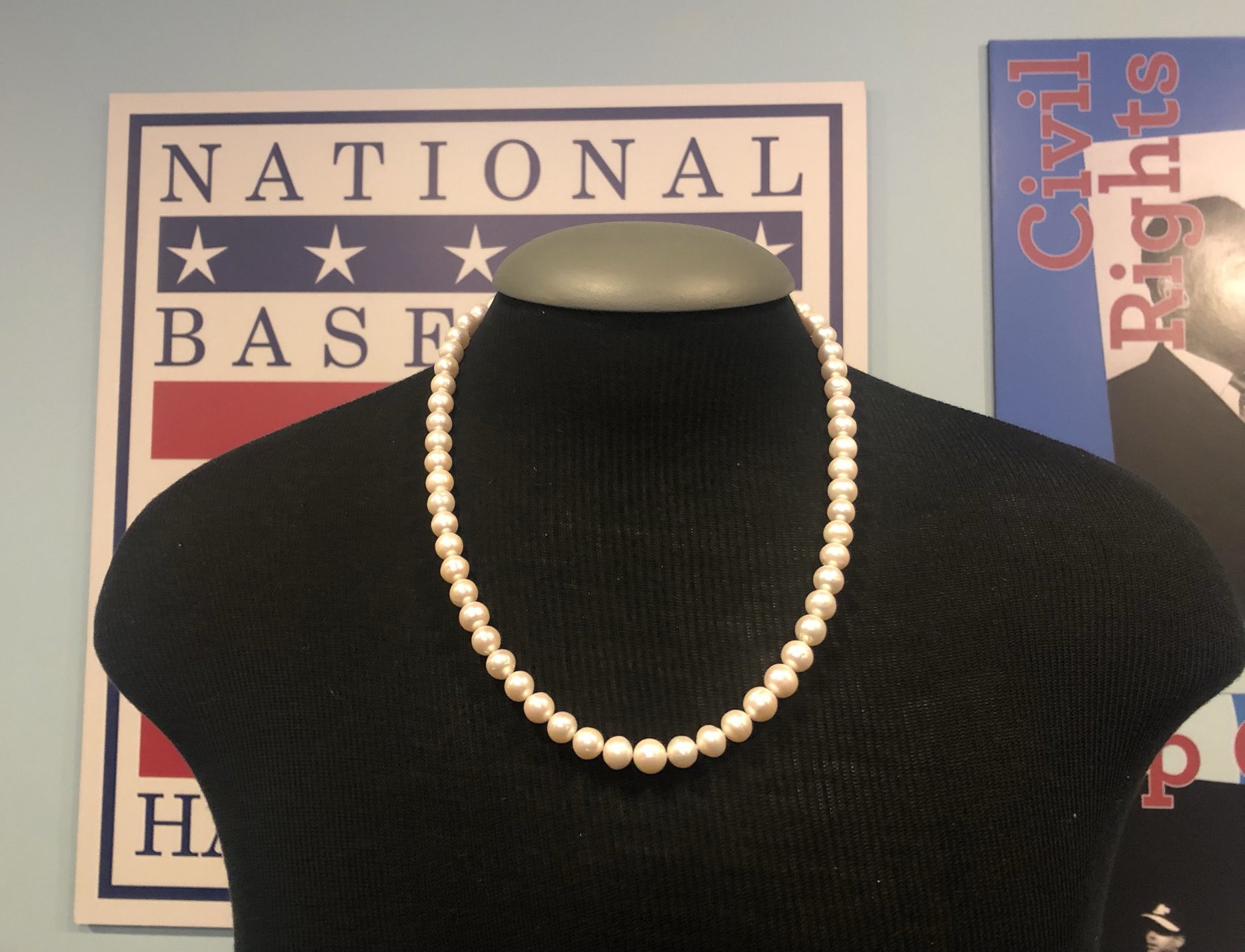 Dan Clark on X: Joc Pederson's pearls, in Cooperstown.