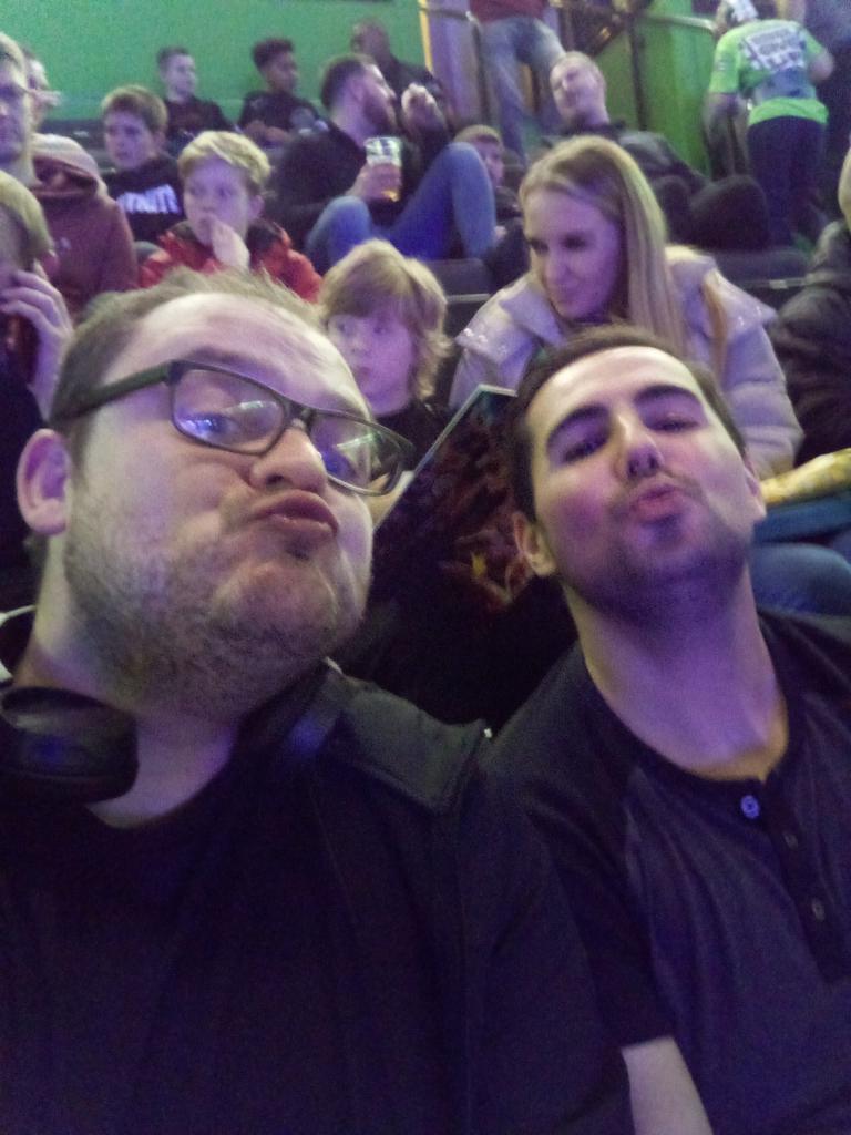 bwfcdan's tweet photo. We have arrived! #wwemanchester https://t.co/qWnJVTk63v