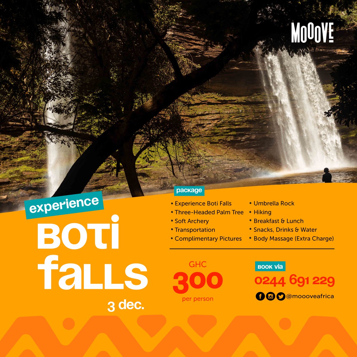 moooveafrica's tweet photo. Upcoming trips/experiences for the rest of November and first week of #December. π₯³
More updates to come.
DM us or WhatsApp 0244691229 for reservations.
We mooove π
#DecemberWithMOOOVE https://t.co/8sBkP0ro2X