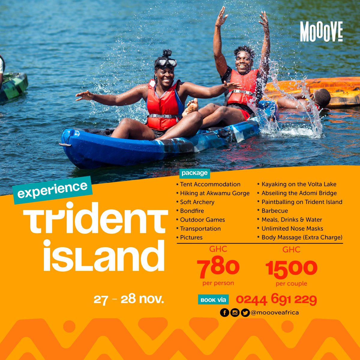 moooveafrica's tweet photo. Upcoming trips/experiences for the rest of November and first week of #December. π₯³
More updates to come.
DM us or WhatsApp 0244691229 for reservations.
We mooove π
#DecemberWithMOOOVE https://t.co/8sBkP0ro2X