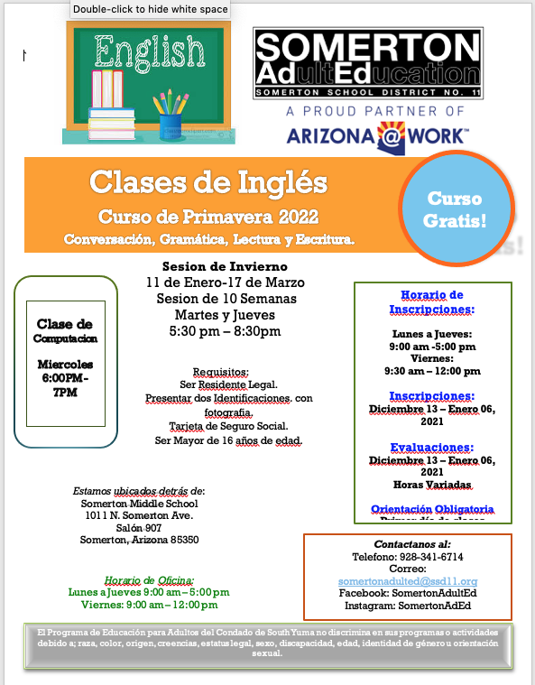 SomertonAdEd's tweet photo. Clases de Ingles 2022 https://t.co/bohsqvs2OJ