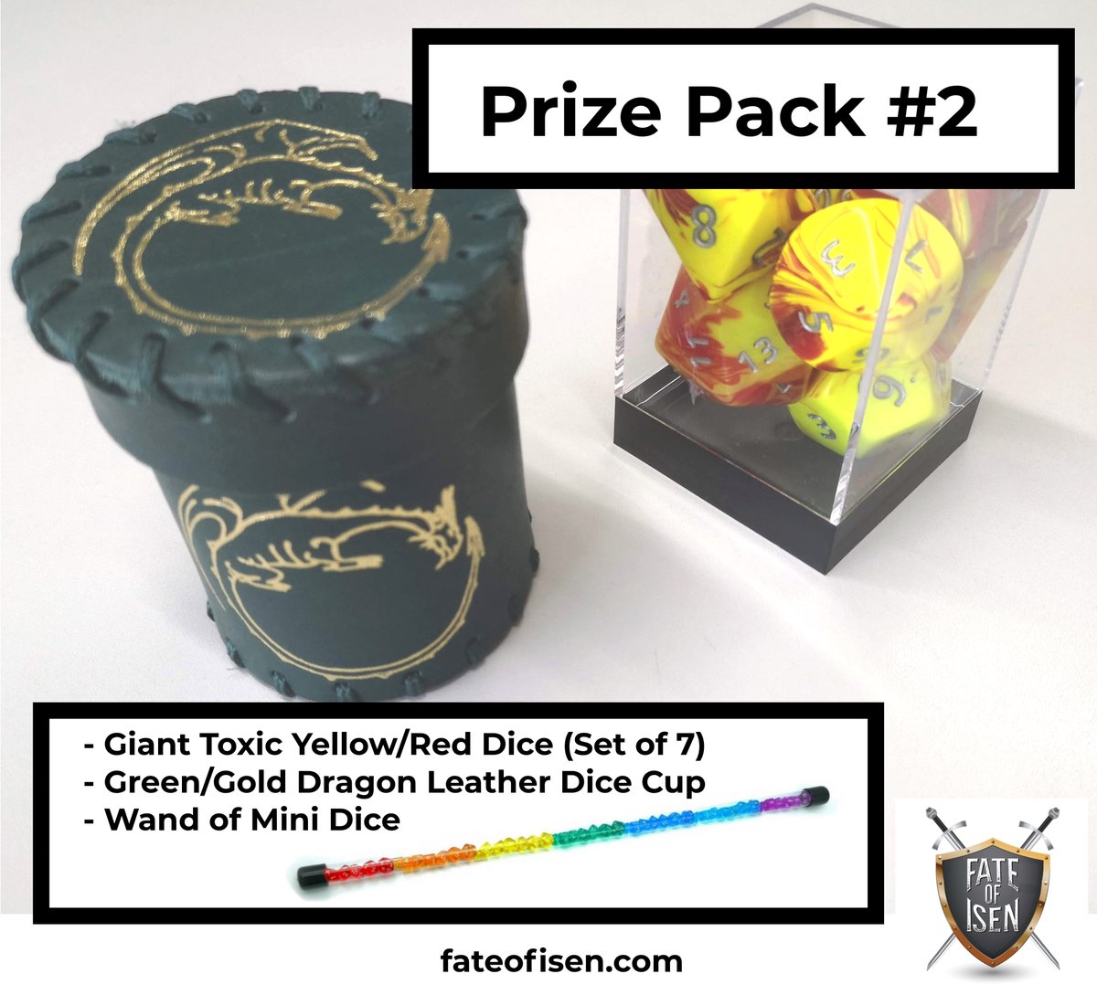 fateofisen's tweet image. There are only a few days remaining to get yourselves in the draw to win one of two sweet dice prize packs!

Just drop us a review on Apple Podcasts or Podchaser before November 14th, and you're in the draw. 

podchaser.com/fateofisen
fateofisen.transistor.fm/subscribe