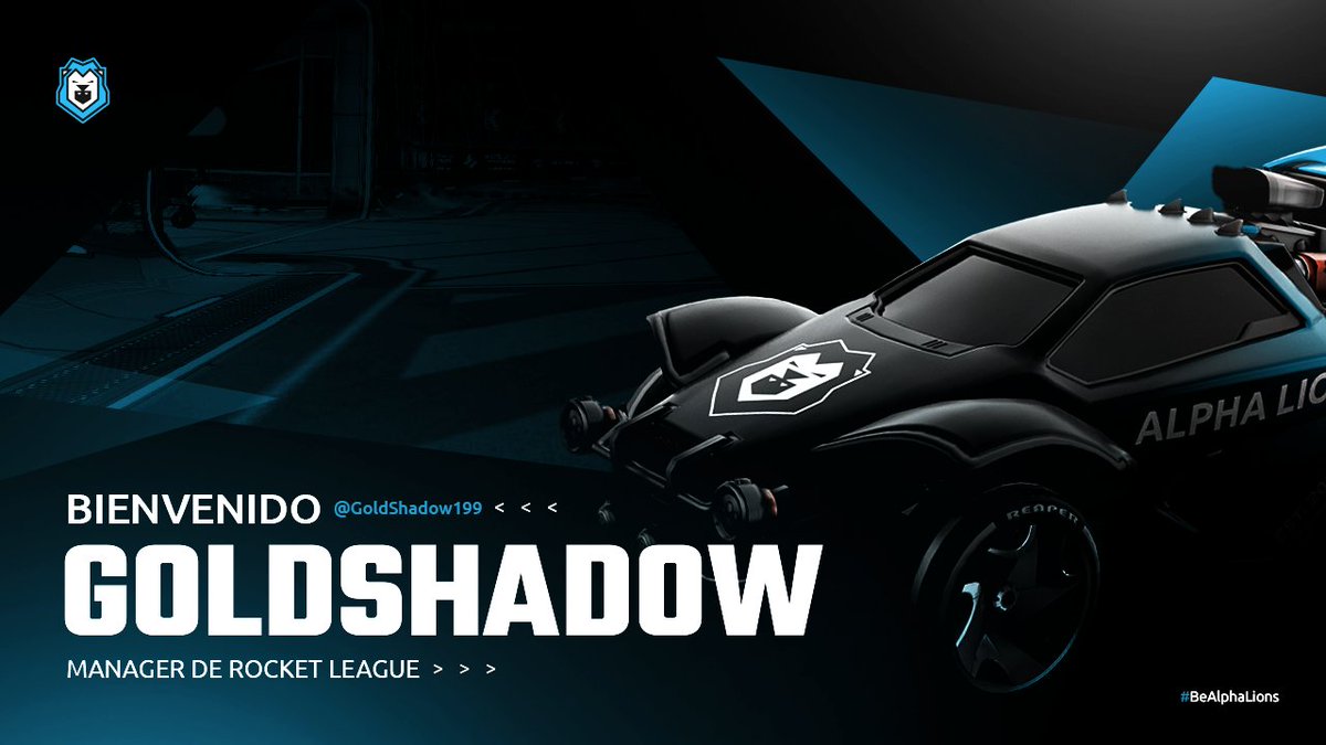El día de hoy nos complace anunciar la incorporación de  <a href="/GoldShadow199/">Juan Pablo Vázquez 🎙️ GoldShadow</a> como nuestro nuevo manager de la escuadra de Rocket League🏎️. ¡BIENVENIDO A LA FAMILIA! 🎉💙

Siganlo en sus redes➡️ linktr.ee/GoldShadow

#BeAlphaLions