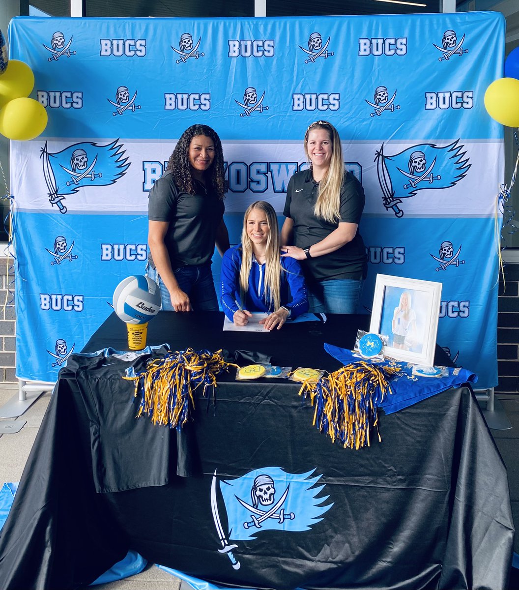 Congratulations to <a href="/madielynjohnson/">𝑴𝒂𝒅𝒊𝒆 𝑱𝒐𝒉𝒏𝒔𝒐𝒏</a> for signing with McNeese State today! The Lady Buc Volleyball program is very proud of you. #raisetheflag